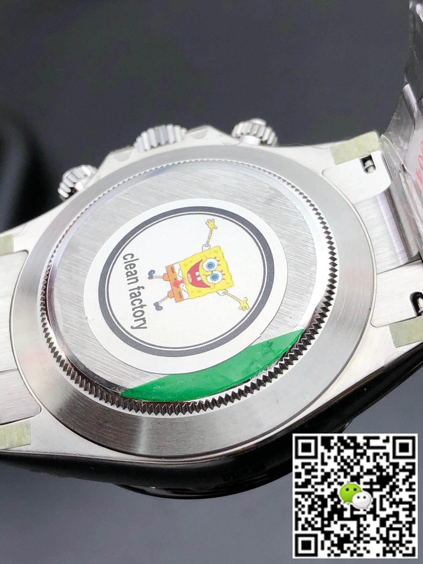 Rolex Cosmograph Daytona M116500LN-0001 Clean Factory 1:1 Best Edition Replica Watch V2 Black Bezel