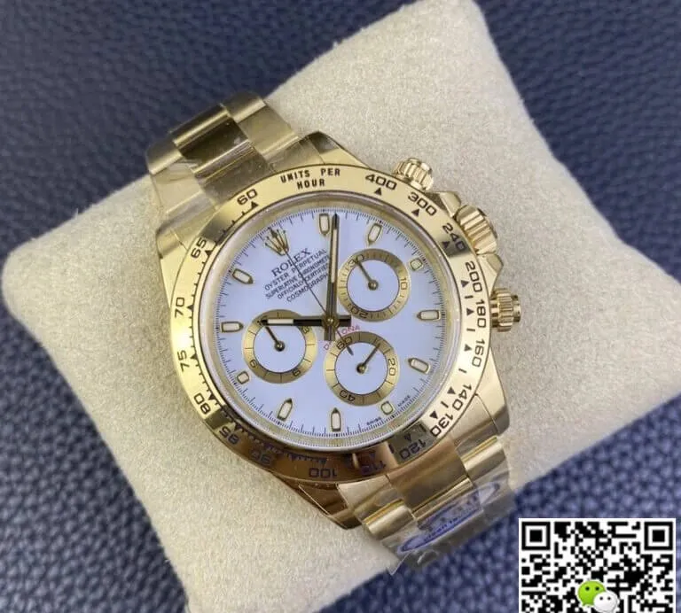 Rolex Cosmograph Daytona M116508-0001 Clean Factory 1:1 Best Edition Replica Watch Yellow Gold Case