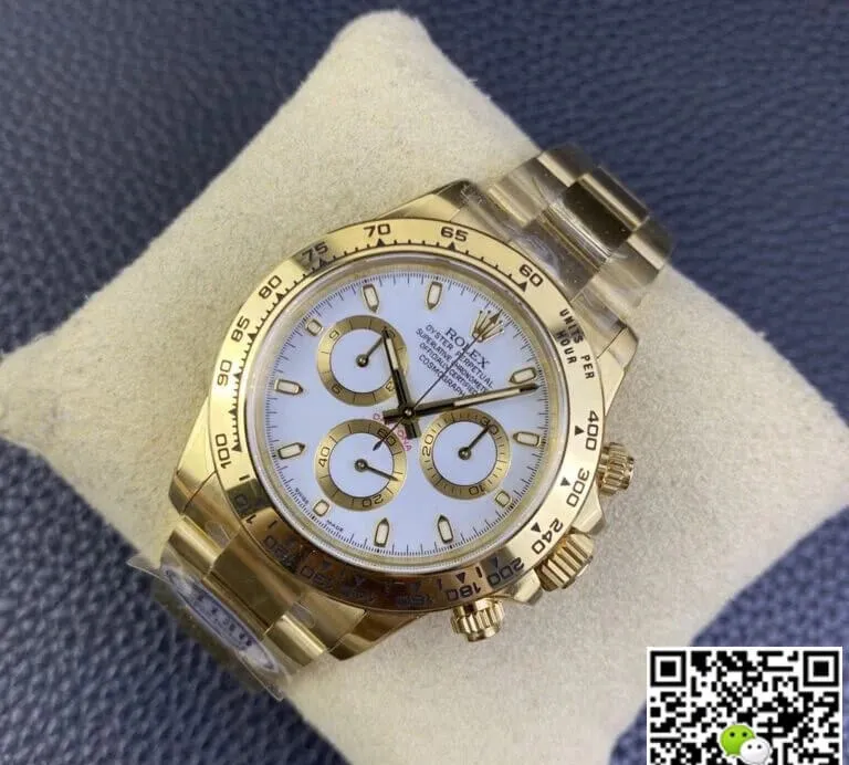 Rolex Cosmograph Daytona M116508-0001 Clean Factory 1:1 Best Edition Replica Watch Yellow Gold Case