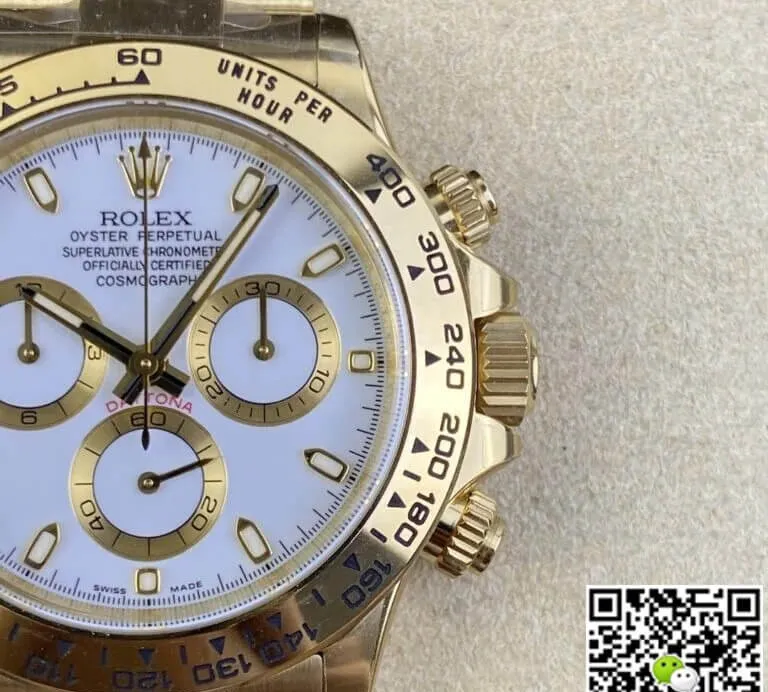 Rolex Cosmograph Daytona M116508-0001 Clean Factory 1:1 Best Edition Replica Watch Yellow Gold Case
