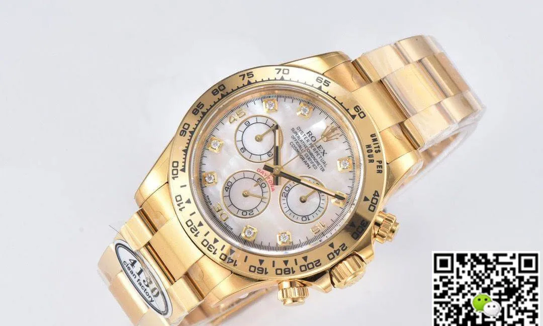 Rolex Cosmograph Daytona M116508-0007 Clean Factory 1:1 Best Edition Replica Watch Yellow Gold Case