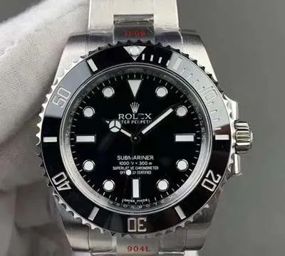 Rolex Submariner 114060-97200 Noob Factory 1:1 Best Edition Replica Watch V10 Black Bezel