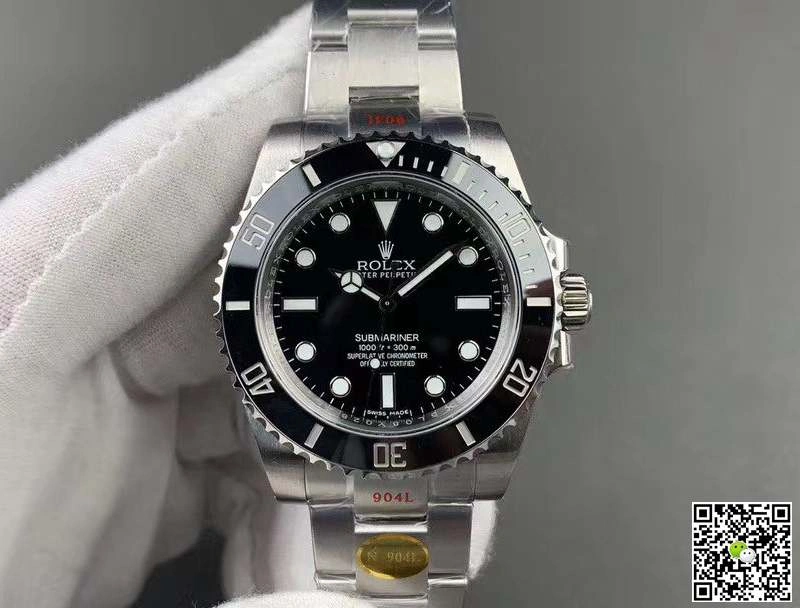 Rolex Submariner 114060-97200 Noob Factory 1:1 Best Edition Replica Watch V10 Black Bezel