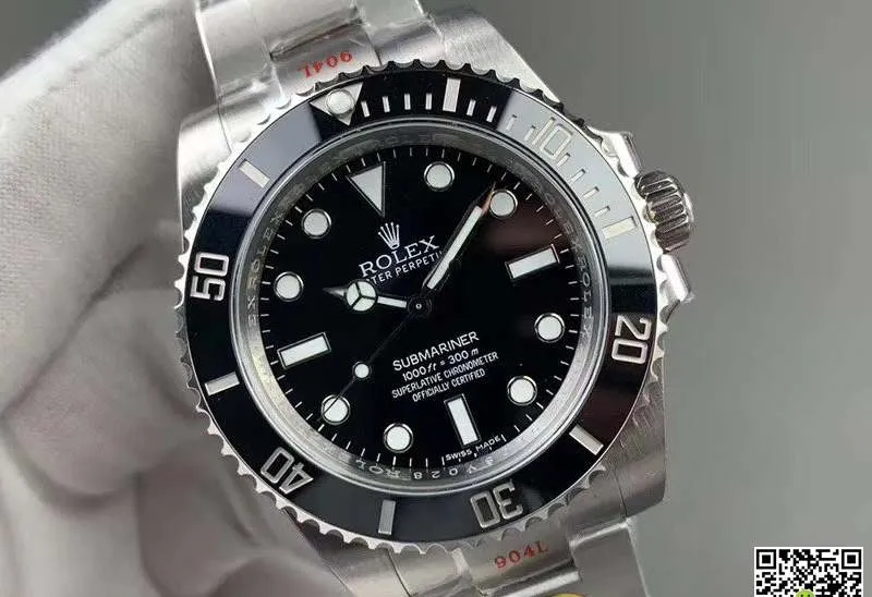 Rolex Submariner 114060-97200 Noob Factory 1:1 Best Edition Replica Watch V10 Black Bezel