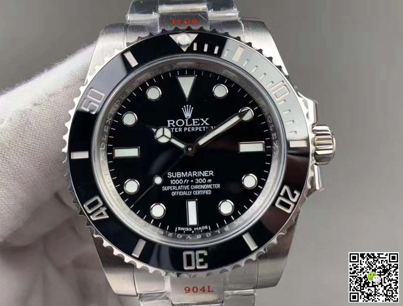 Rolex Submariner 114060-97200 Noob Factory 1:1 Best Edition Replica Watch V10 Black Bezel