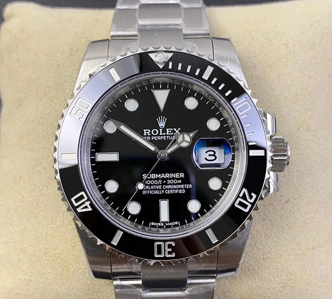 Rolex Submariner 116610LN-0001 40MM VS Factory 1:1 Best Edition Replica Watch Black Bezel