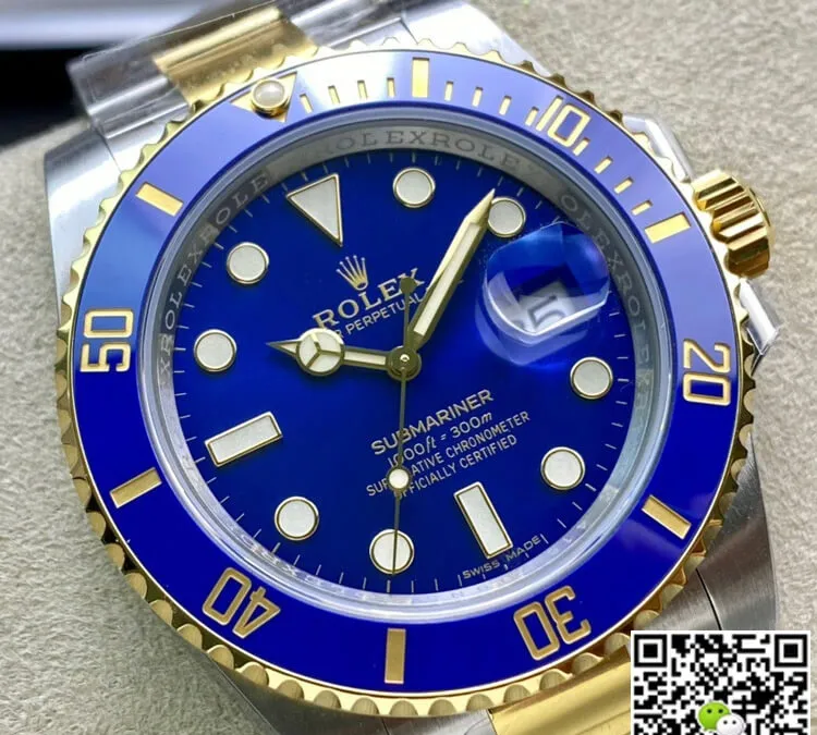 Rolex Submariner 116613LB-97203 Clean Factory 1:1 Best Edition Replica Watch V4 Blue Dial