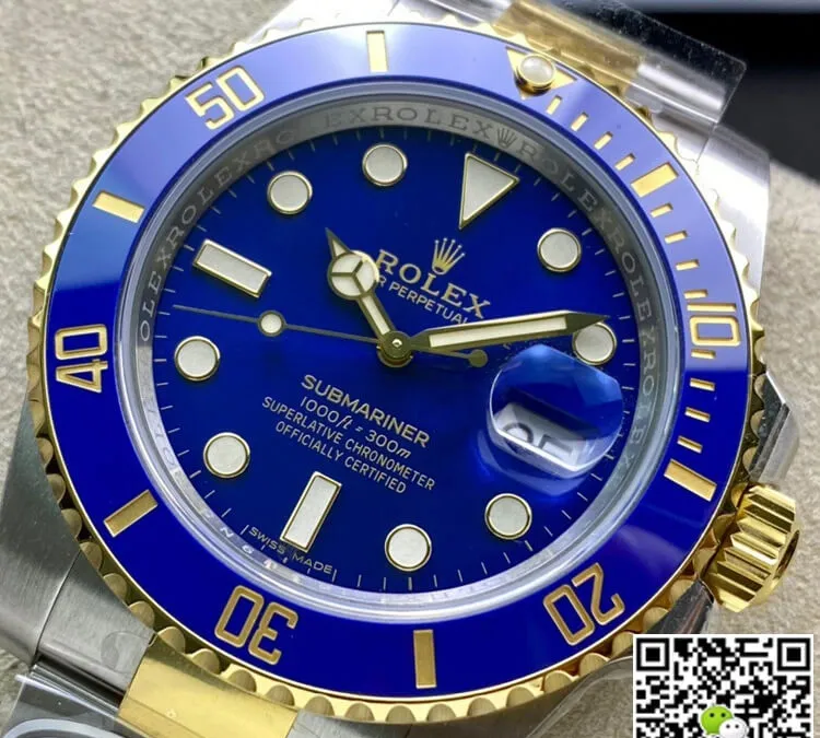 Rolex Submariner 116613LB-97203 Clean Factory 1:1 Best Edition Replica Watch V4 Blue Dial