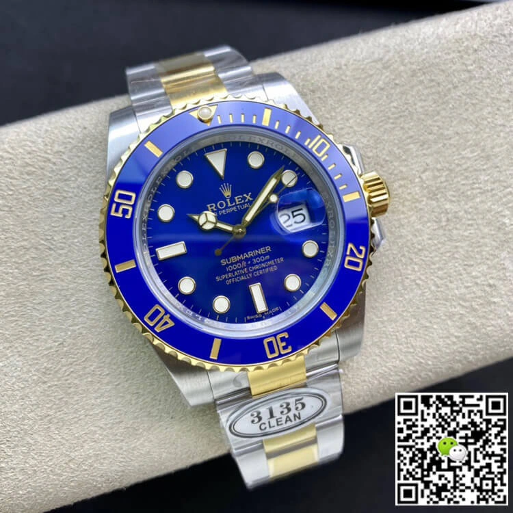 Rolex Submariner 116613LB-97203 Clean Factory 1:1 Best Edition Replica Watch V4 Blue Dial
