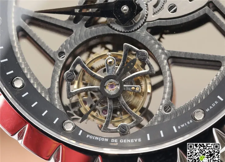 Roger Dubuis Excalibur RDDBEX0260 JB Factory 1:1 Best Edition Replica Watch Leather Strap