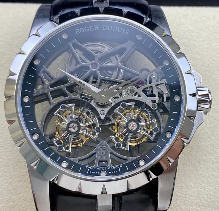 Roger Dubuis Excalibur RDDBEX0396 YS Factory 1:1 Best Edition Replica Watch Tourbillon Skeleton Dial