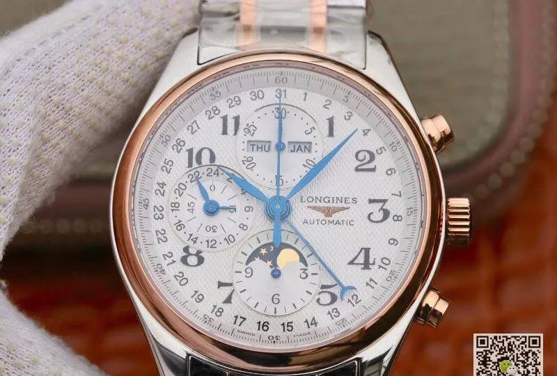 Longines Conquest Classic L27735787 GS Factory 1:1 Best Edition Replica Watch Swiss ETA7751 18K Rose Gold