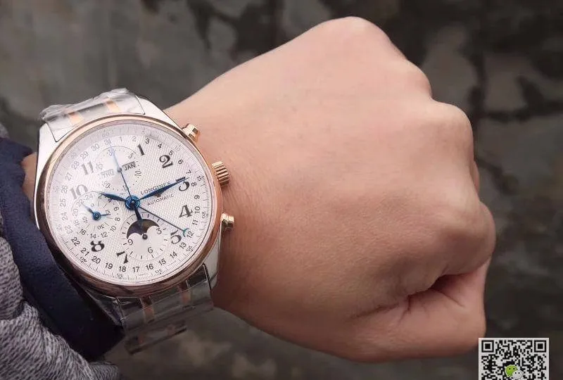 Longines Conquest Classic L27735787 GS Factory 1:1 Best Edition Replica Watch Swiss ETA7751 18K Rose Gold