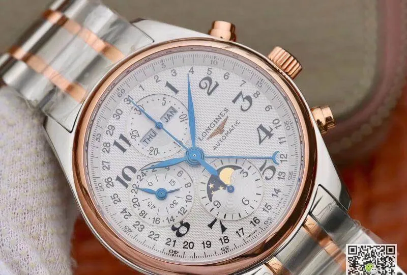 Longines Conquest Classic L27735787 GS Factory 1:1 Best Edition Replica Watch Swiss ETA7751 18K Rose Gold