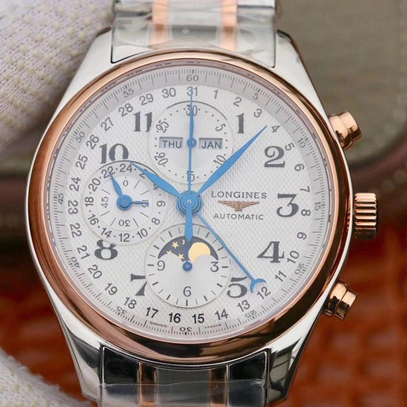 Longines Conquest Classic L27735787 GS Factory 1:1 Best Edition Replica Watch Swiss ETA7751 18K Rose Gold