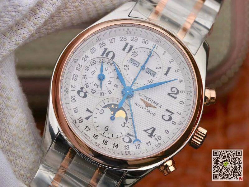 Longines Conquest Classic L27735787 GS Factory 1:1 Best Edition Replica Watch Swiss ETA7751 18K Rose Gold