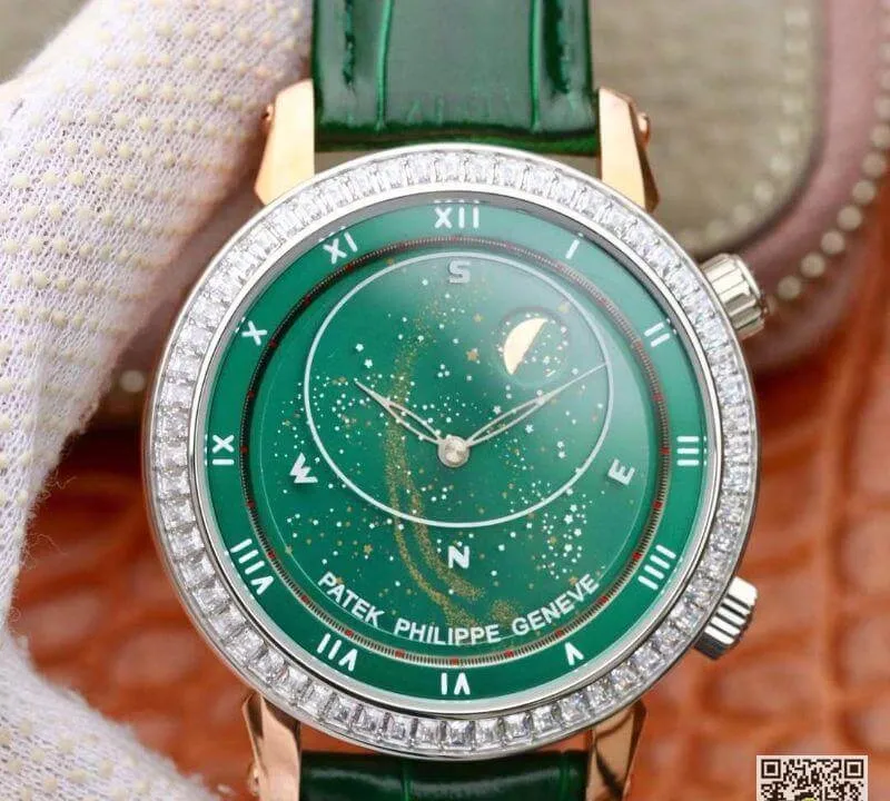 Patek Philippe Grand Complications 5102PR TW factory 1:1 Best Edition Replica Watch Swiss ETA240 Green Color