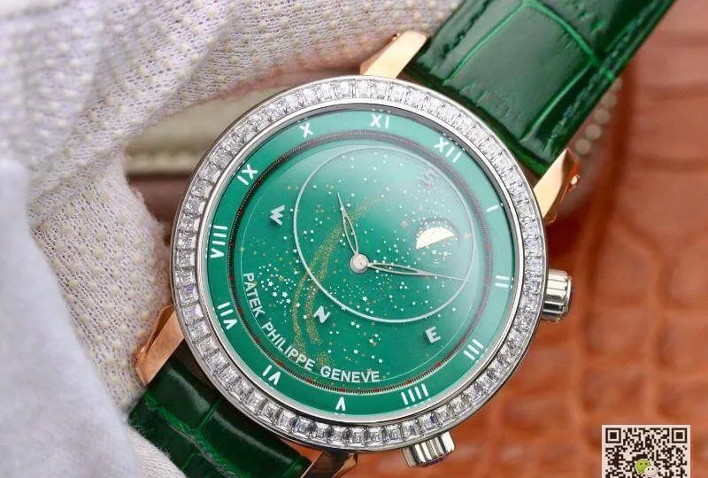 Patek Philippe Grand Complications 5102PR TW factory 1:1 Best Edition Replica Watch Swiss ETA240 Green Color
