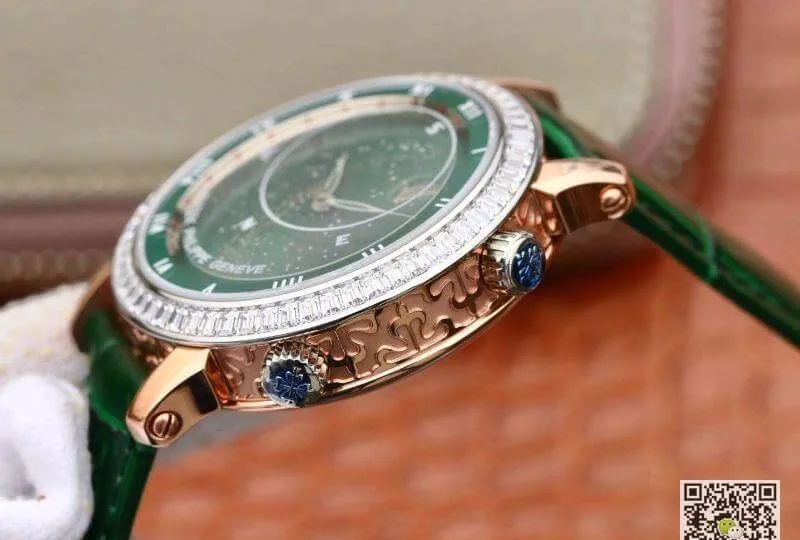 Patek Philippe Grand Complications 5102PR TW factory 1:1 Best Edition Replica Watch Swiss ETA240 Green Color