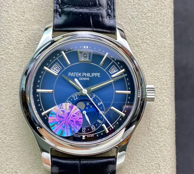 Patek Philippe Complications 5205G-013 GR Factory 1:1 Best Edition Replica Watch Stainless Steel Bezel