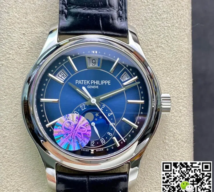 Patek Philippe Complications 5205G-013 GR Factory 1:1 Best Edition Replica Watch Stainless Steel Bezel