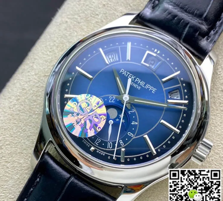 Patek Philippe Complications 5205G-013 GR Factory 1:1 Best Edition Replica Watch Stainless Steel Bezel