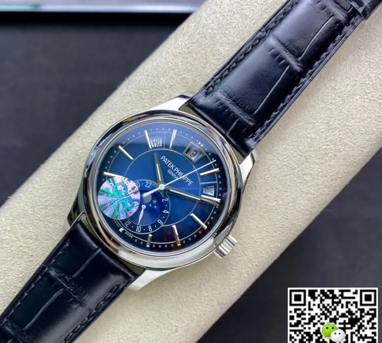 Patek Philippe Complications 5205G-013 GR Factory 1:1 Best Edition Replica Watch Stainless Steel Bezel