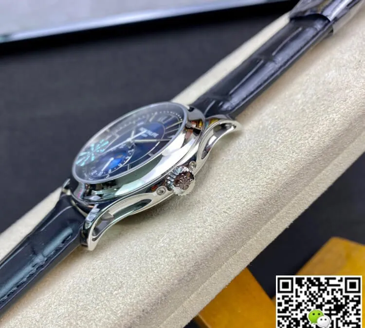 Patek Philippe Complications 5205G-013 GR Factory 1:1 Best Edition Replica Watch Stainless Steel Bezel