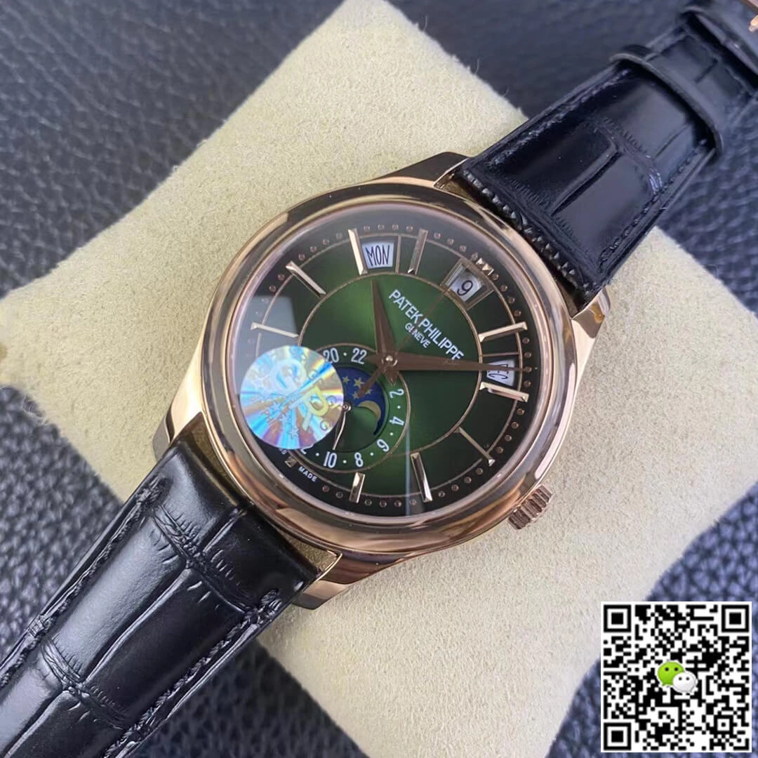 Patek Philippe Complications 5205R-011 GR Factory 1:1 Best Edition Replica Watch V2 Black Rubber Strap
