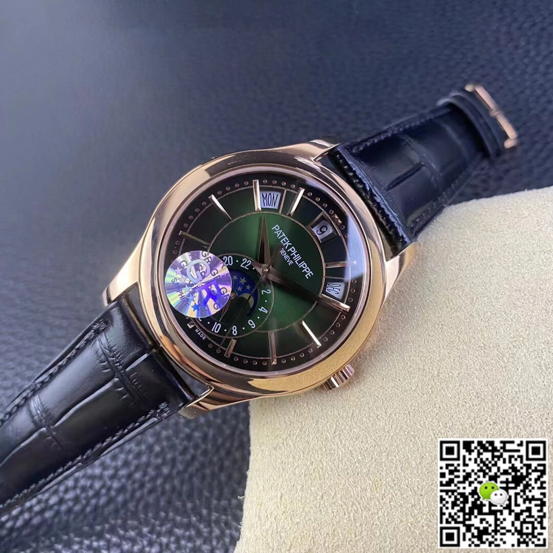 Patek Philippe Complications 5205R-011 GR Factory 1:1 Best Edition Replica Watch V2 Black Rubber Strap