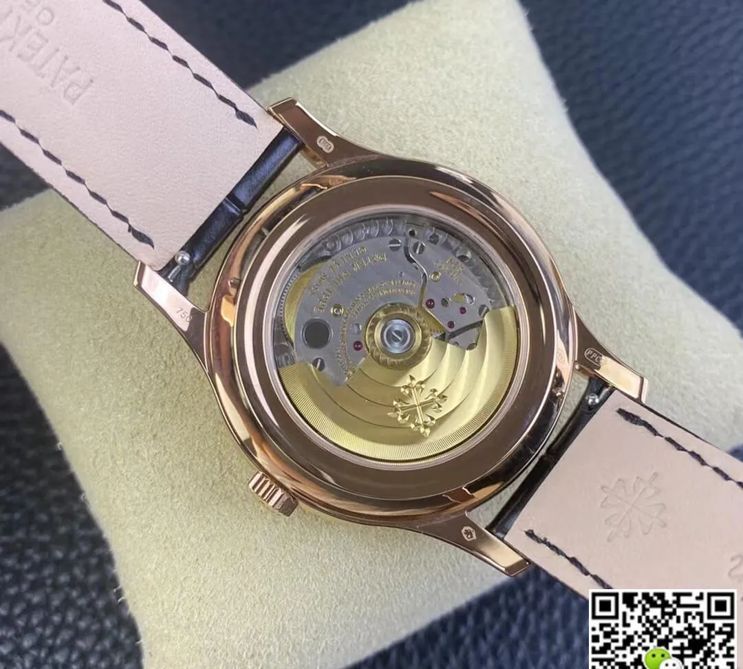 Patek Philippe Complications 5205R-011 GR Factory 1:1 Best Edition Replica Watch V2 Black Rubber Strap