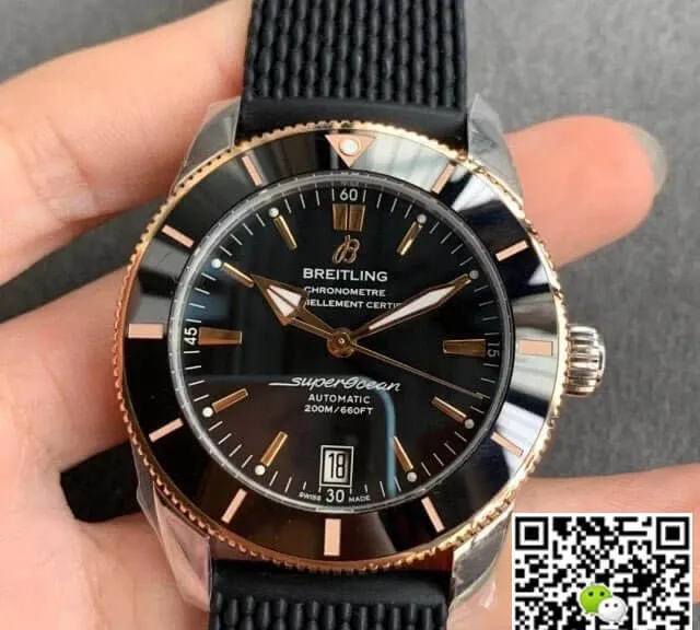 Breitling Superocean Heritage UB2010121B1S1 GF Factory 1:1 Best Edition Replica Watch Black Strap