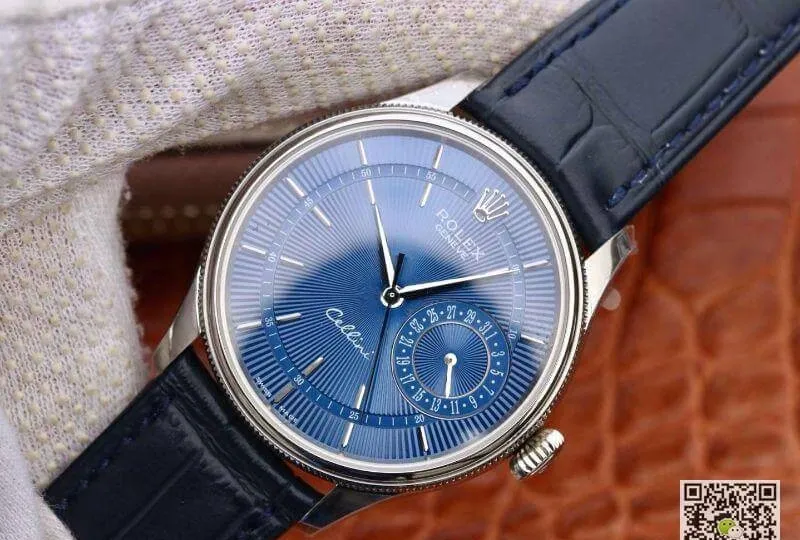 Rolex Celini 50515 MKS Factory Mechanical Watches 1:1 Best Edition Replica Watch Swiss ETA2836 Black Leather Strap
