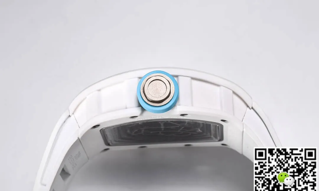 Richard Mille RM-055 BBR Factory 1:1 Best Edition Replica Watch White Skeleton Dial