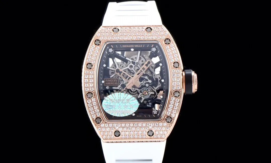 Richard Mille RM035 Americas KV Factory 1:1 Best Edition Replica Watch Diamond Case