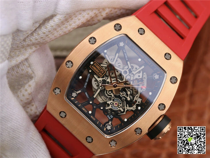Richard Mille RM035 Americas KV Factory 1:1 Best Edition Replica Watch Rubber Strap