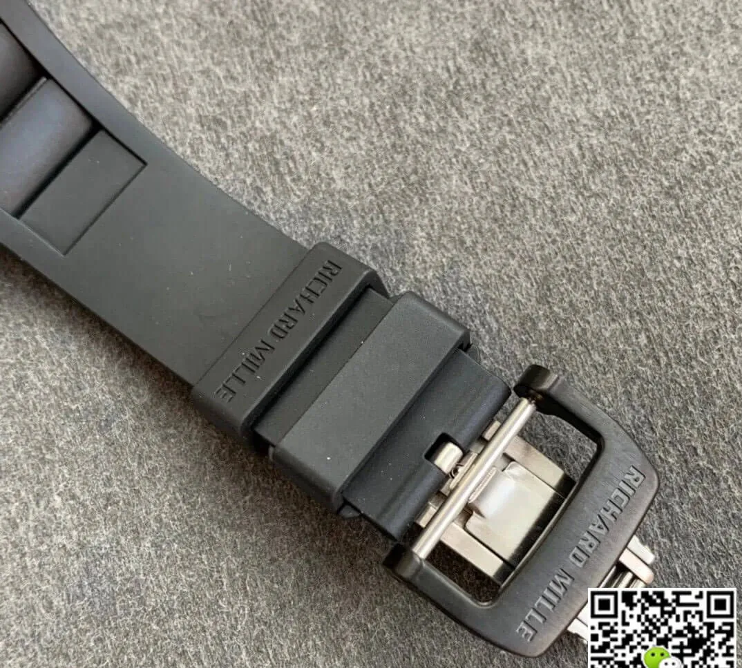 Richard Mille RM055 KV Factory 1:1 Best Edition Replica Watch V2 Black Rubber Strap