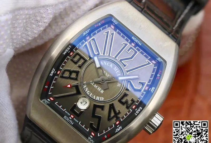 Franck Muller V 45 SC DT Stainless Steel 1:1 Best Edition Replica Watch Swiss ETA2824