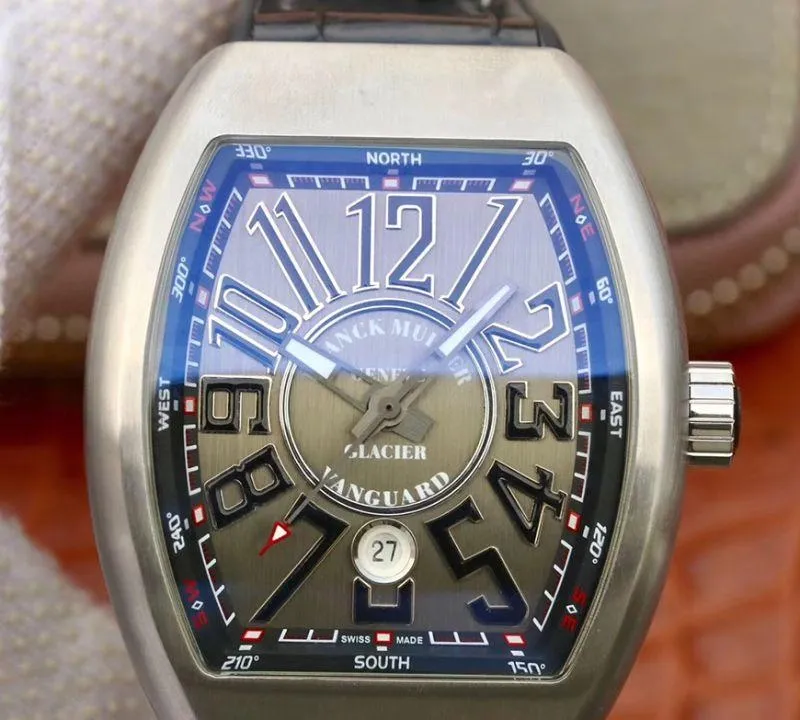 Franck Muller V 45 SC DT Stainless Steel 1:1 Best Edition Replica Watch Swiss ETA2824