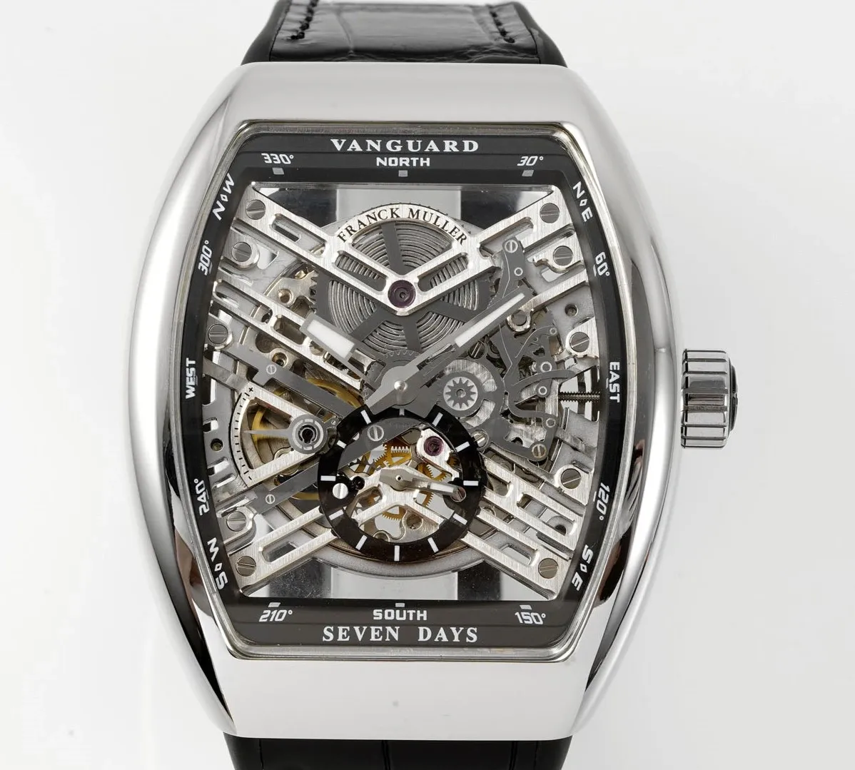 ABF Factory Franck Muller Tourbillon V45 Stainless Steel 1:1 Best Edition Replica Watch