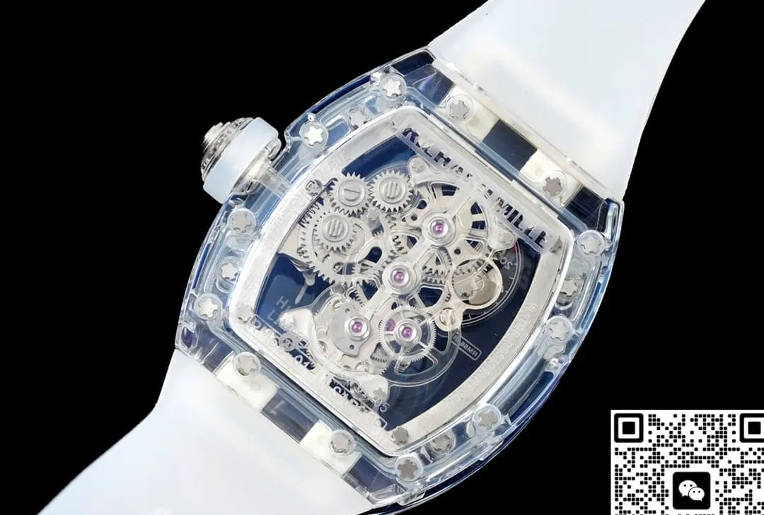 RM Factory Richard Mille RM56-01 Tourbillon White strap 1:1 Best Edition Replica Watch
