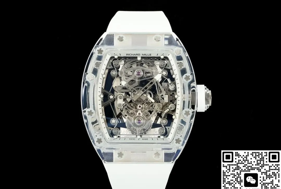 RM Factory Richard Mille RM56-02 Tourbillon White strap 1:1 Best Edition Replica Watch
