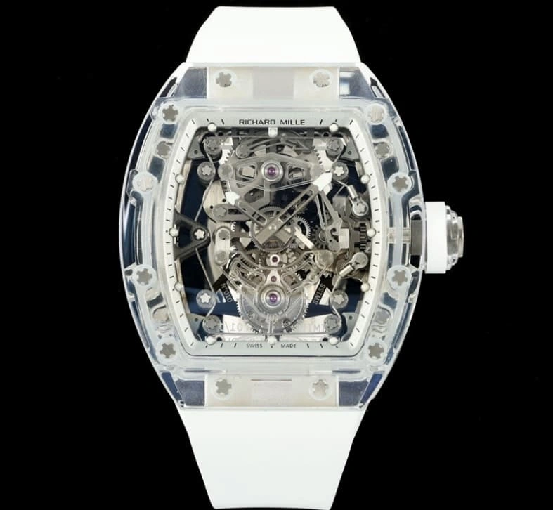 RM Factory Richard Mille RM56-02 Tourbillon White strap 1:1 Best Edition Replica Watch