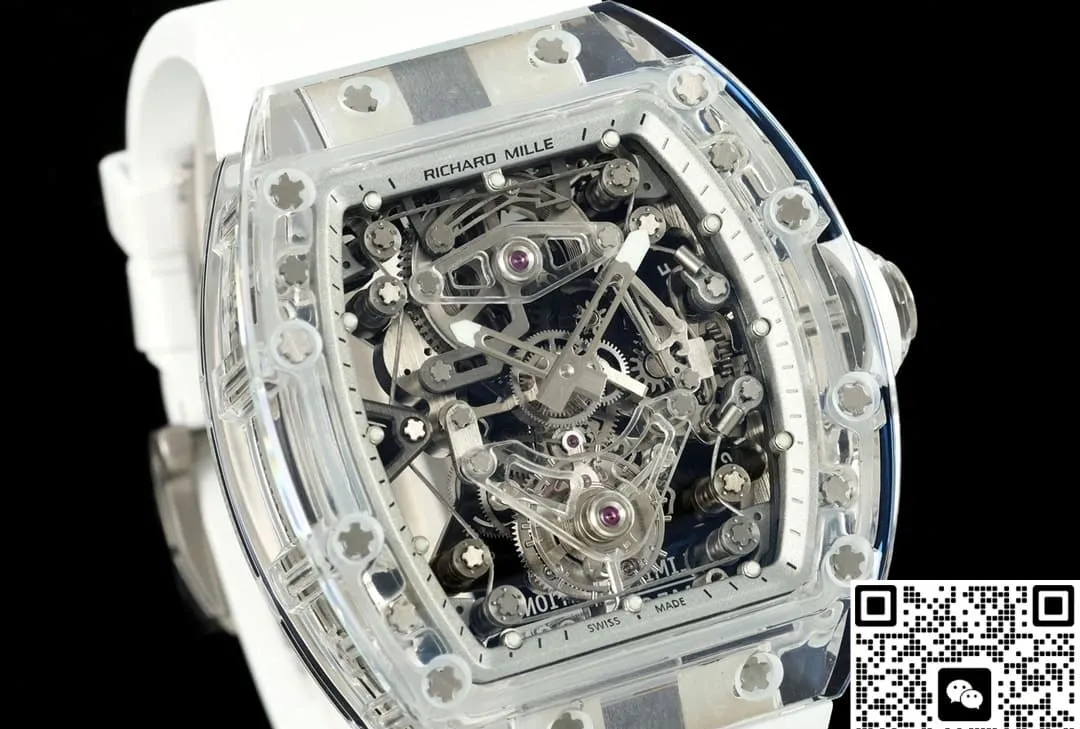 RM Factory Richard Mille RM56-02 Tourbillon White strap 1:1 Best Edition Replica Watch