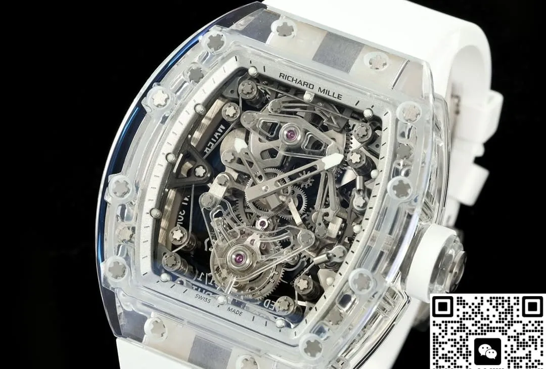 RM Factory Richard Mille RM56-02 Tourbillon White strap 1:1 Best Edition Replica Watch