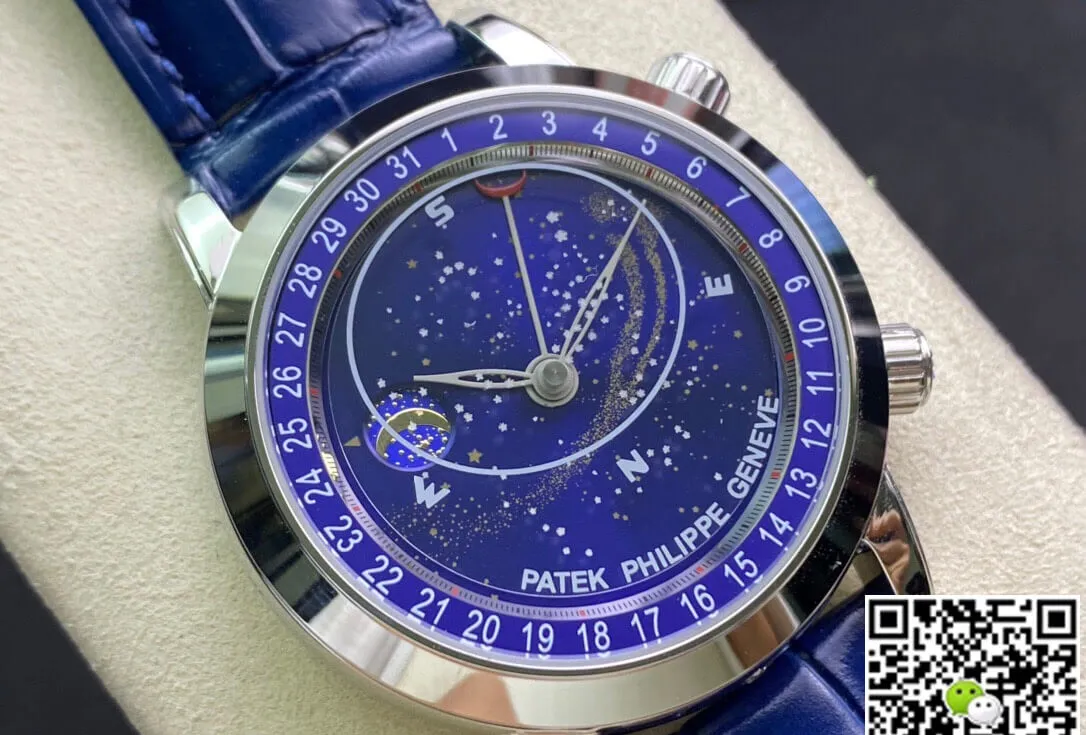 Patek Philippe Grand Complications 6102P-001 AI Factory 1:1 Best Edition Replica Watch Leather Strap