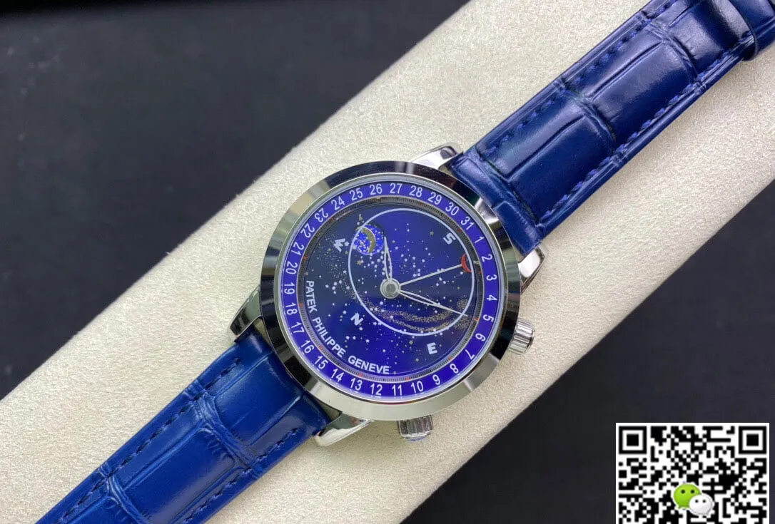 Patek Philippe Grand Complications 6102P-001 AI Factory 1:1 Best Edition Replica Watch Leather Strap
