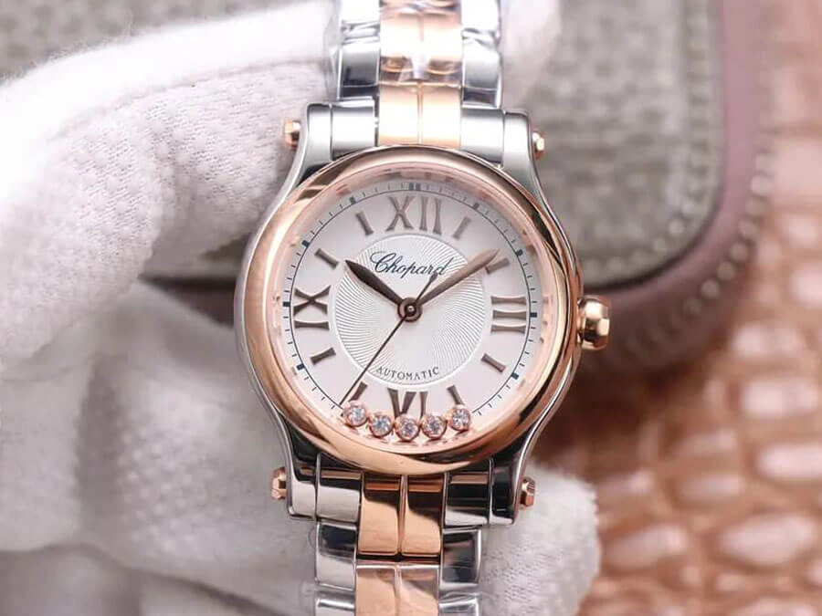Chopard Happy Diamonds 278573-6014 YF Factory 1:1 Best Edition Replica Watch White Dial