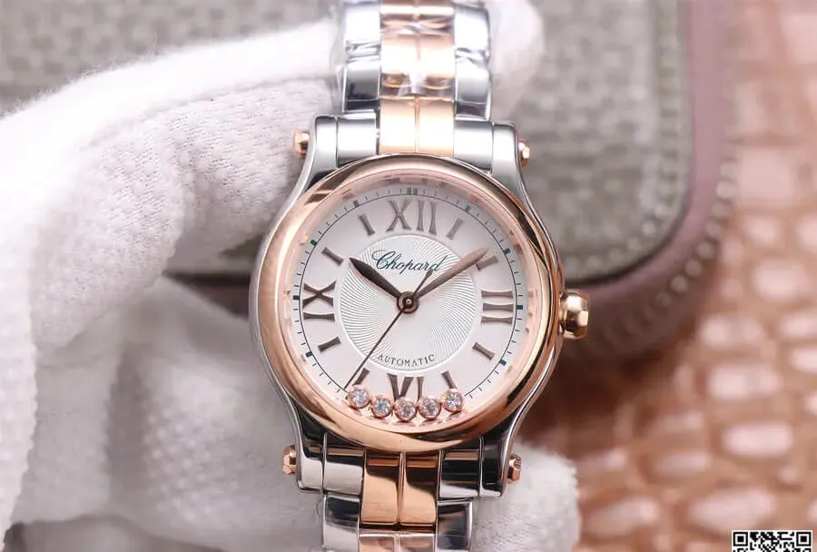 Chopard Happy Diamonds 278573-6014 YF Factory 1:1 Best Edition Replica Watch White Dial