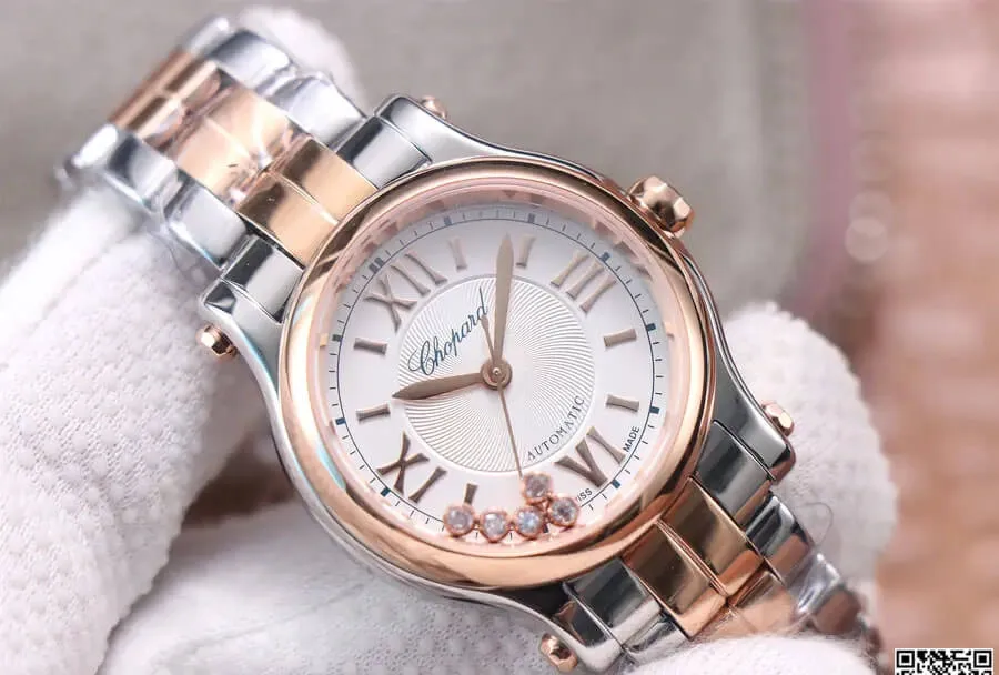 Chopard Happy Diamonds 278573-6014 YF Factory 1:1 Best Edition Replica Watch White Dial